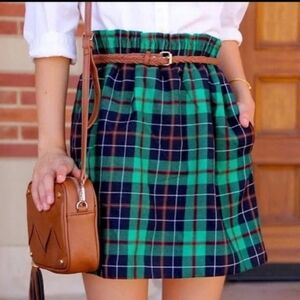 J Crew Retail Dublin Plaid Tartan Skirt 🇮🇪 Size 2